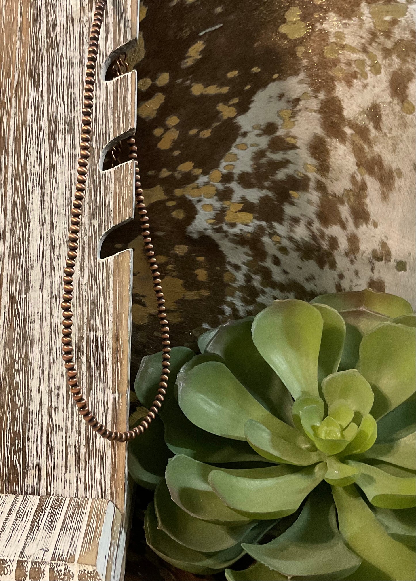 Copper Pearl Necklace