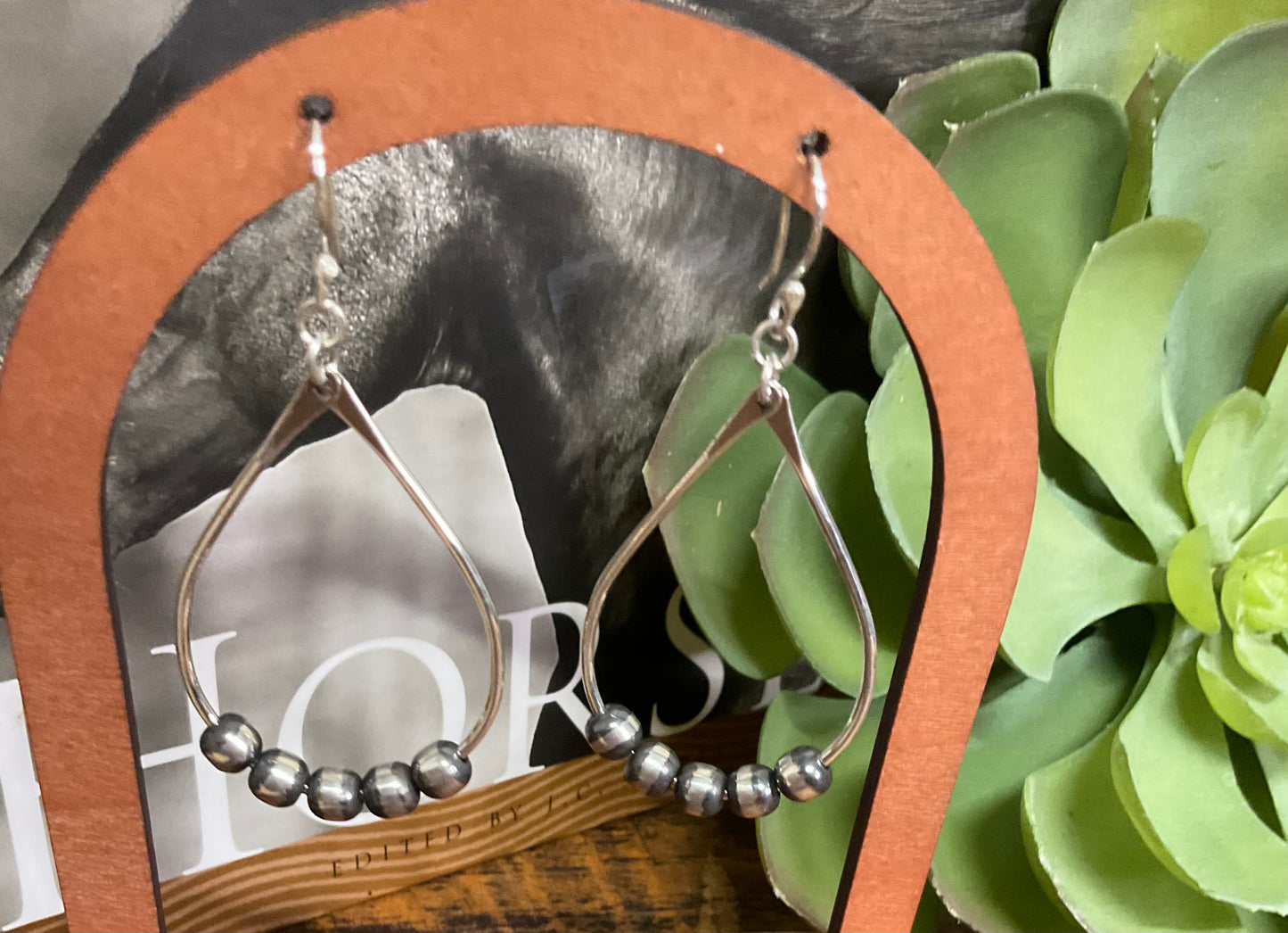 She's Gritty Sterling Earrings