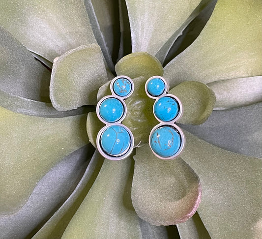 Turquoise Stud Earrings