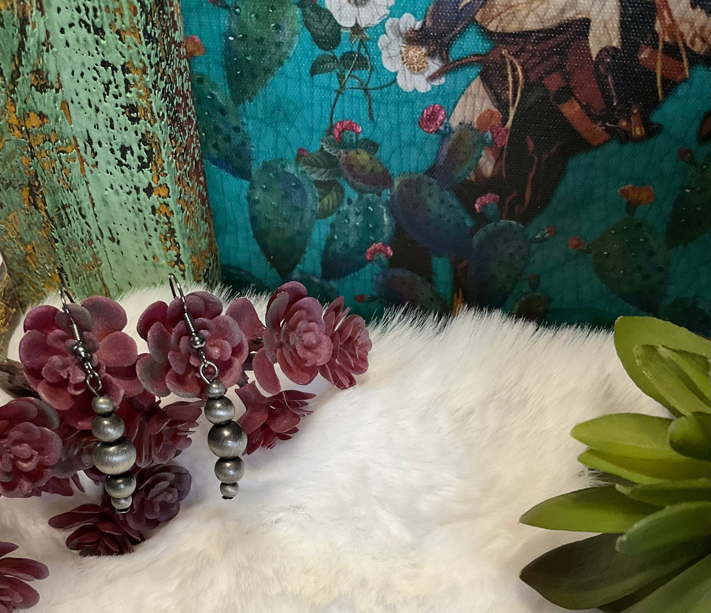 Pueblo Beaded Earrings