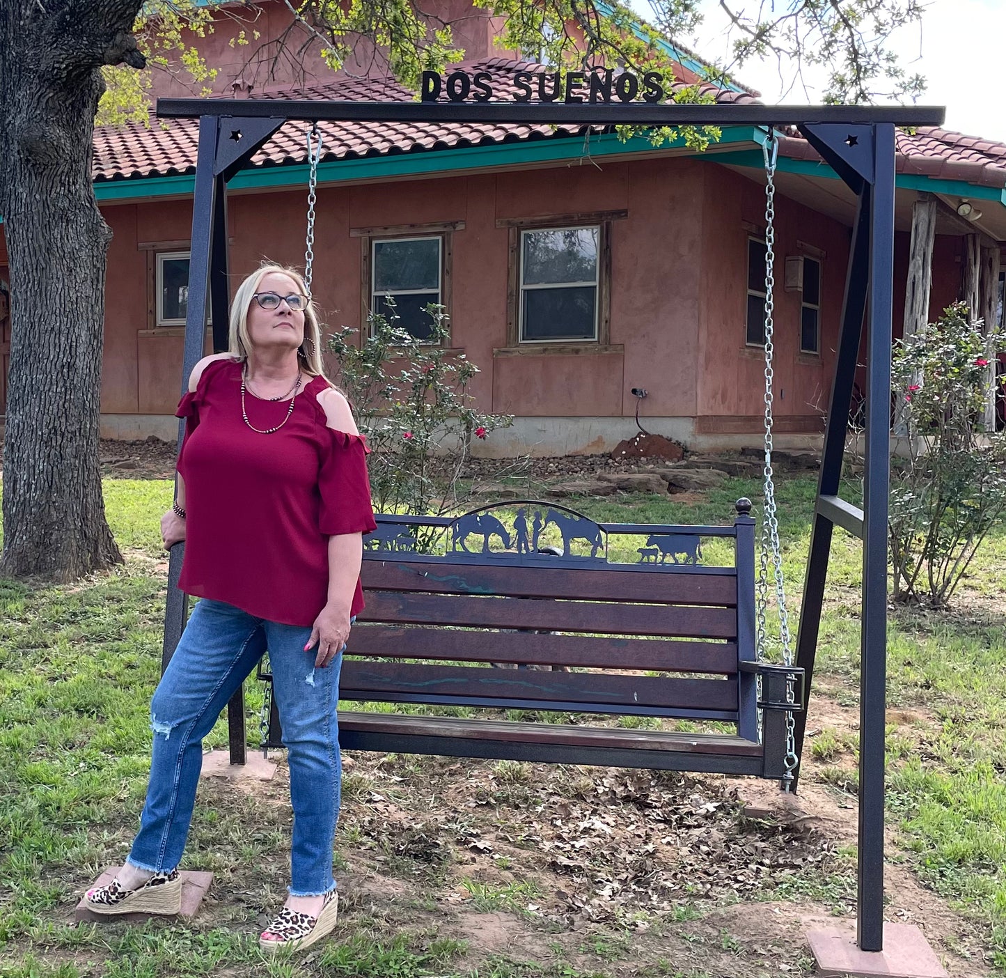 Ruffle Detail Cold Shoulder Blouse - Also in Curvy Dolls