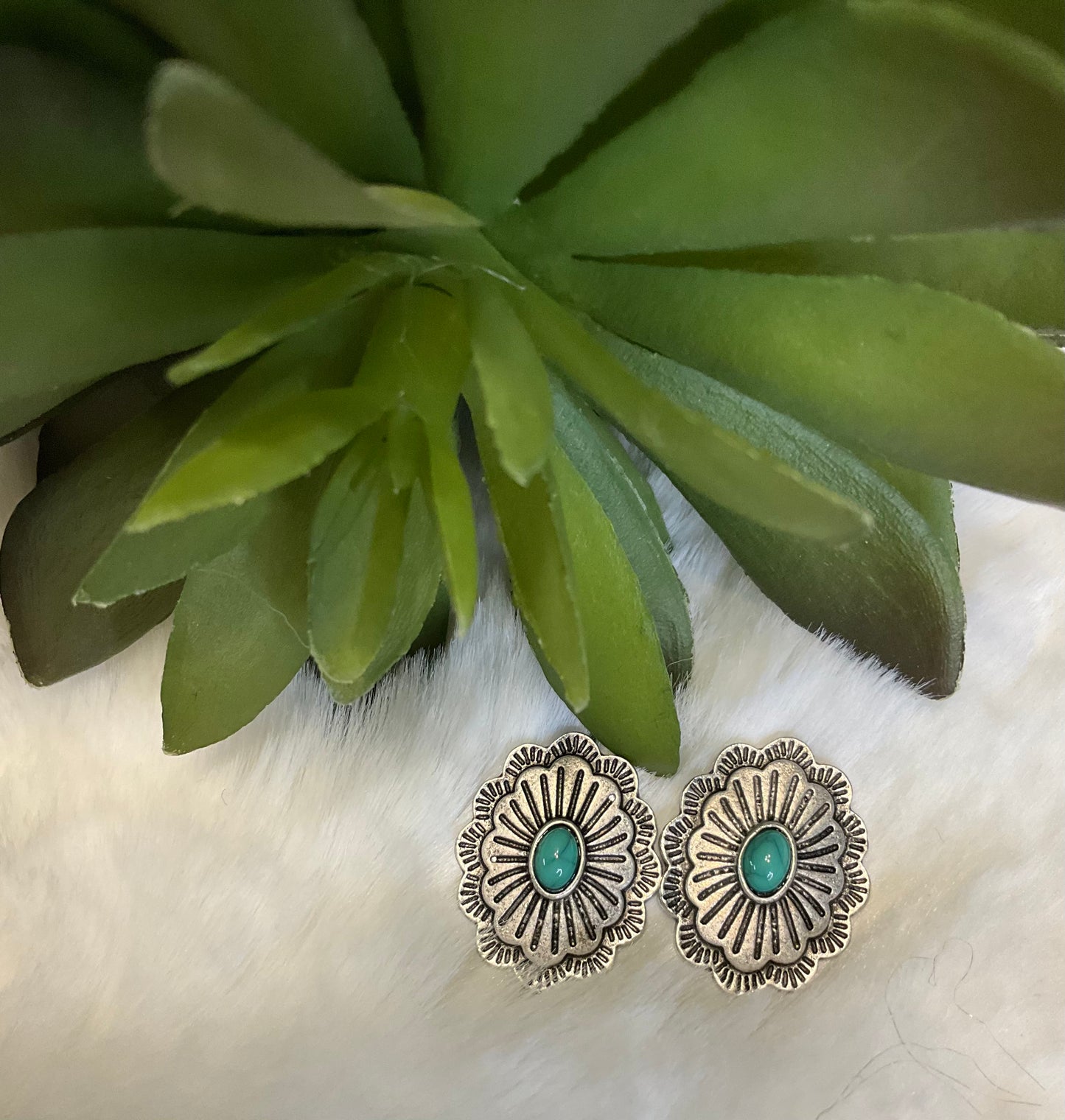 Silverton Concho Earrings