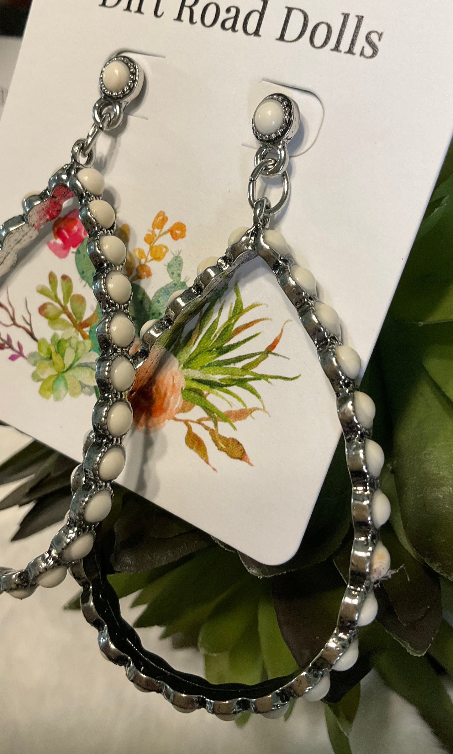 Castle Rock Stone Teardrop Earrings