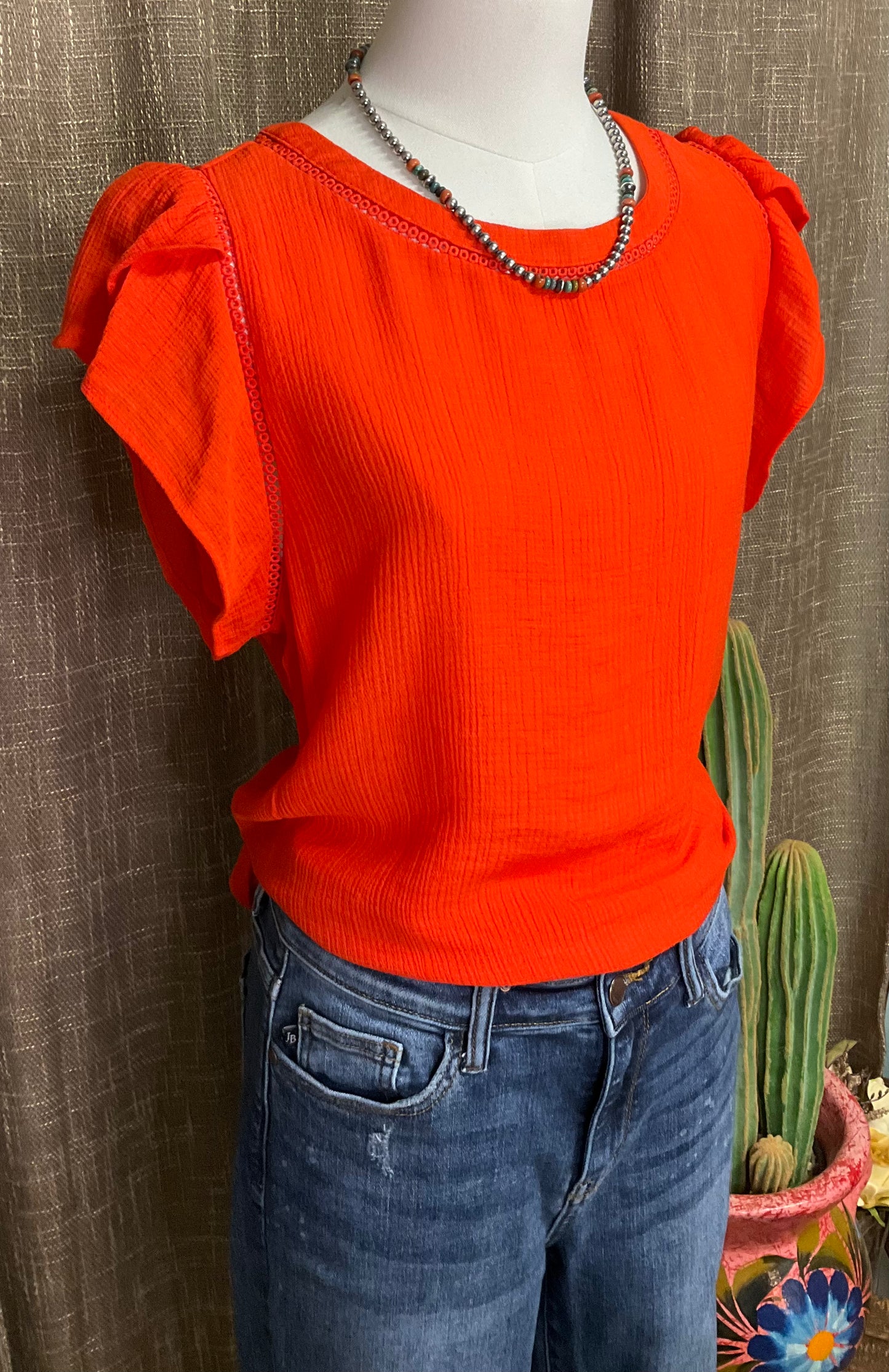 April Tulip Sleeve Top