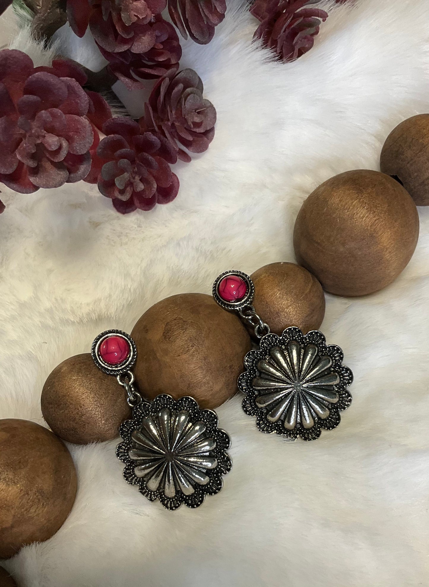 Santa Fe Concho Earrings