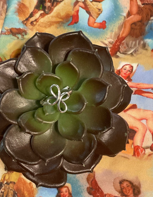 Faith Loop Sterling Ring