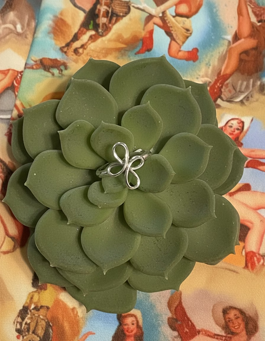 Faith Loop Sterling Ring