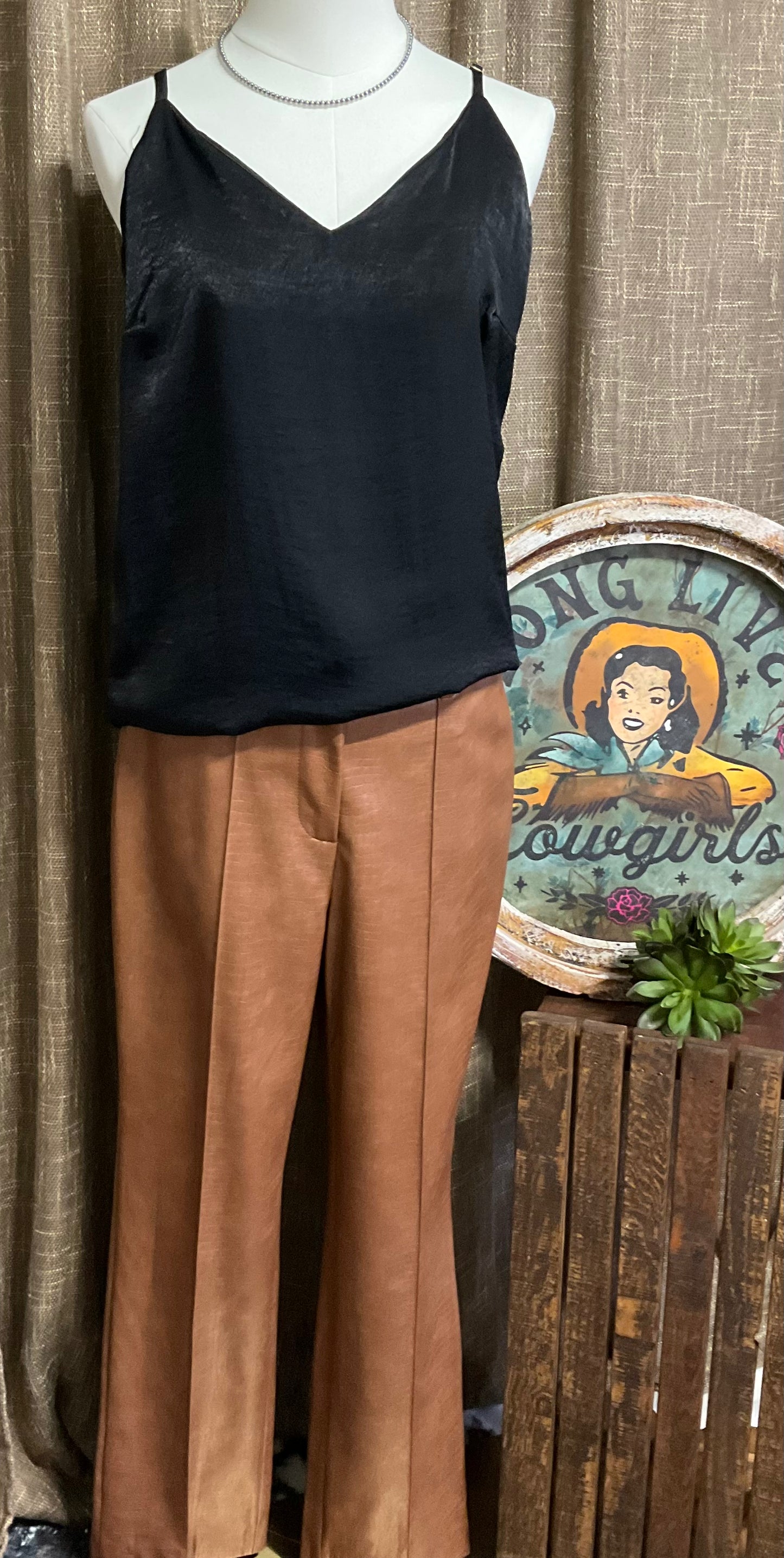 Camile Faux Leather Pants