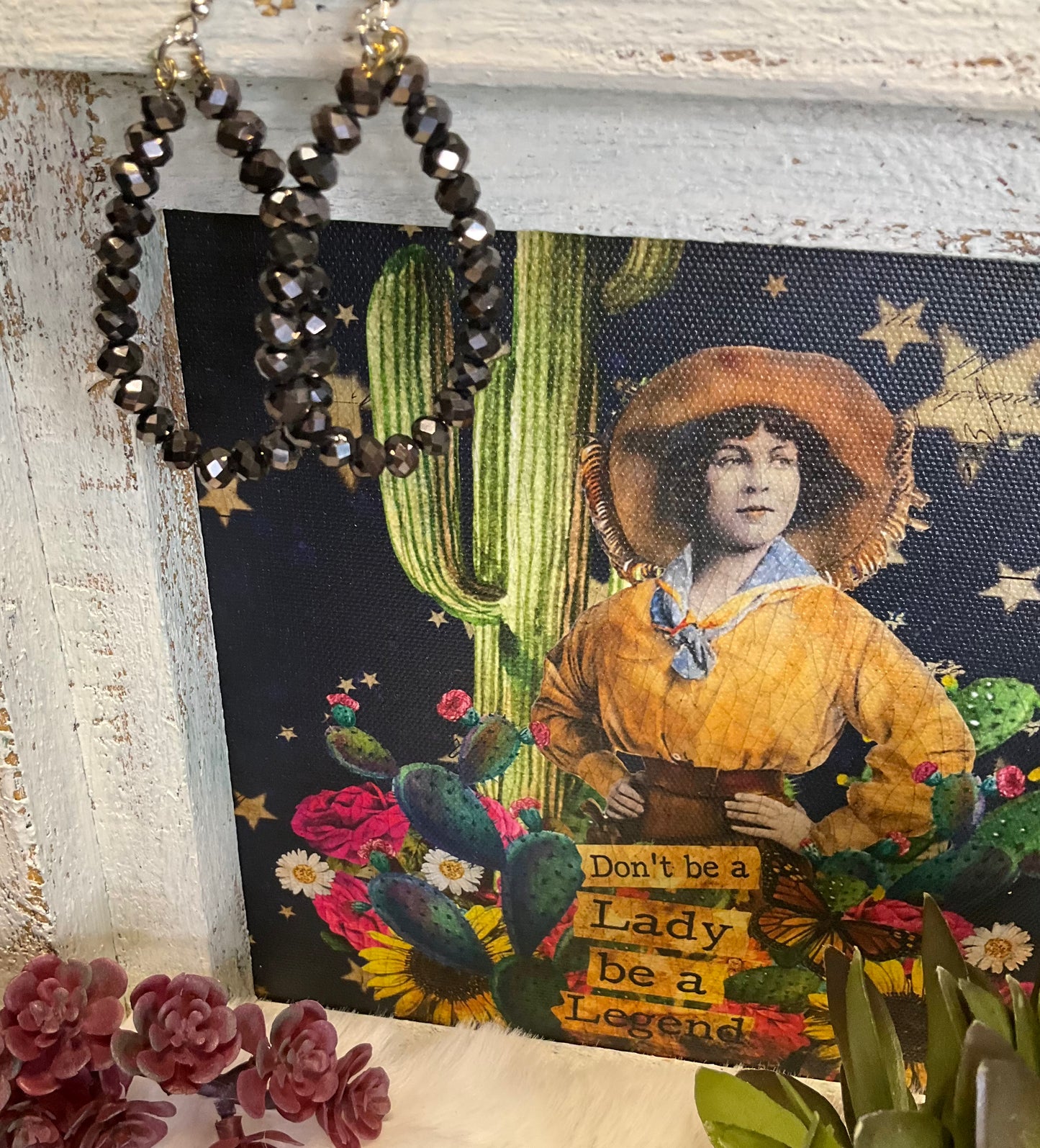 Crystal Queen Beaded Earrings