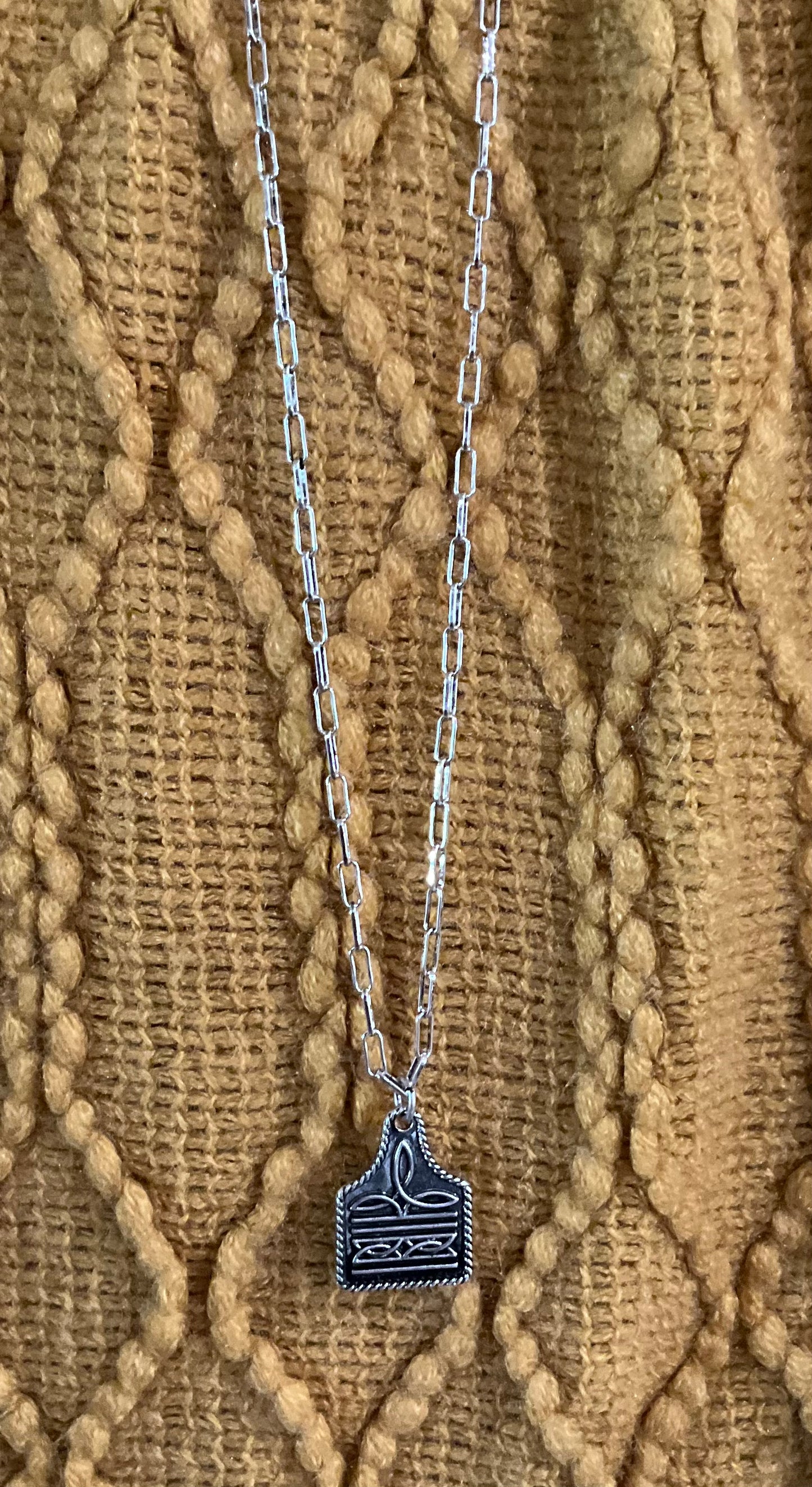 Taylor Boot Stitch Necklace