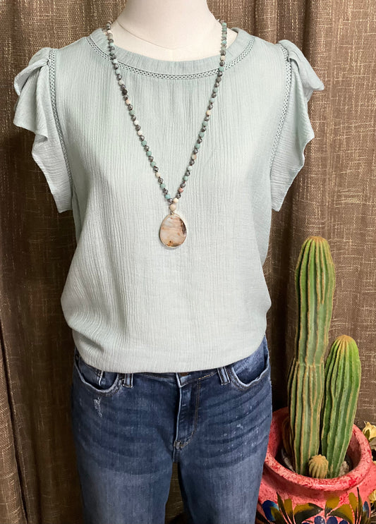 April Tulip Sleeve Top