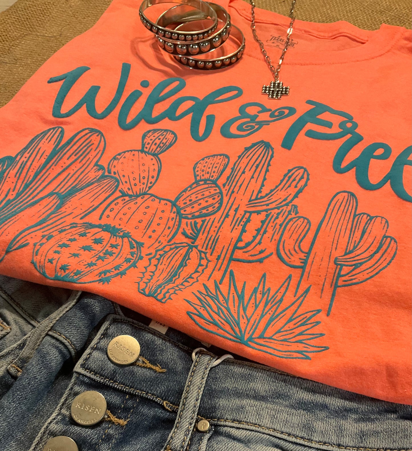 Wild & Free Puff Ink Tee