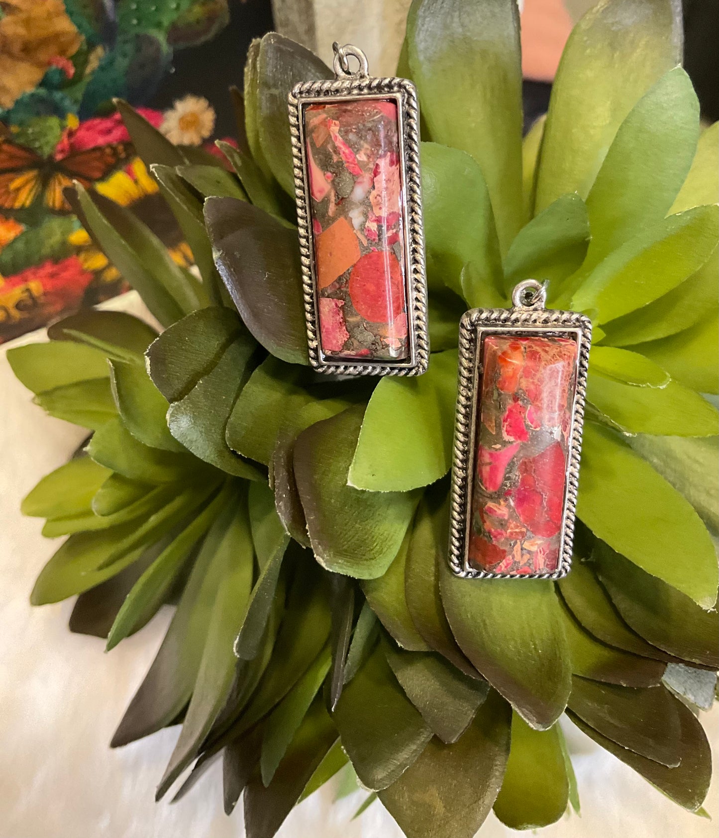 Denver Stone Bar Earrings