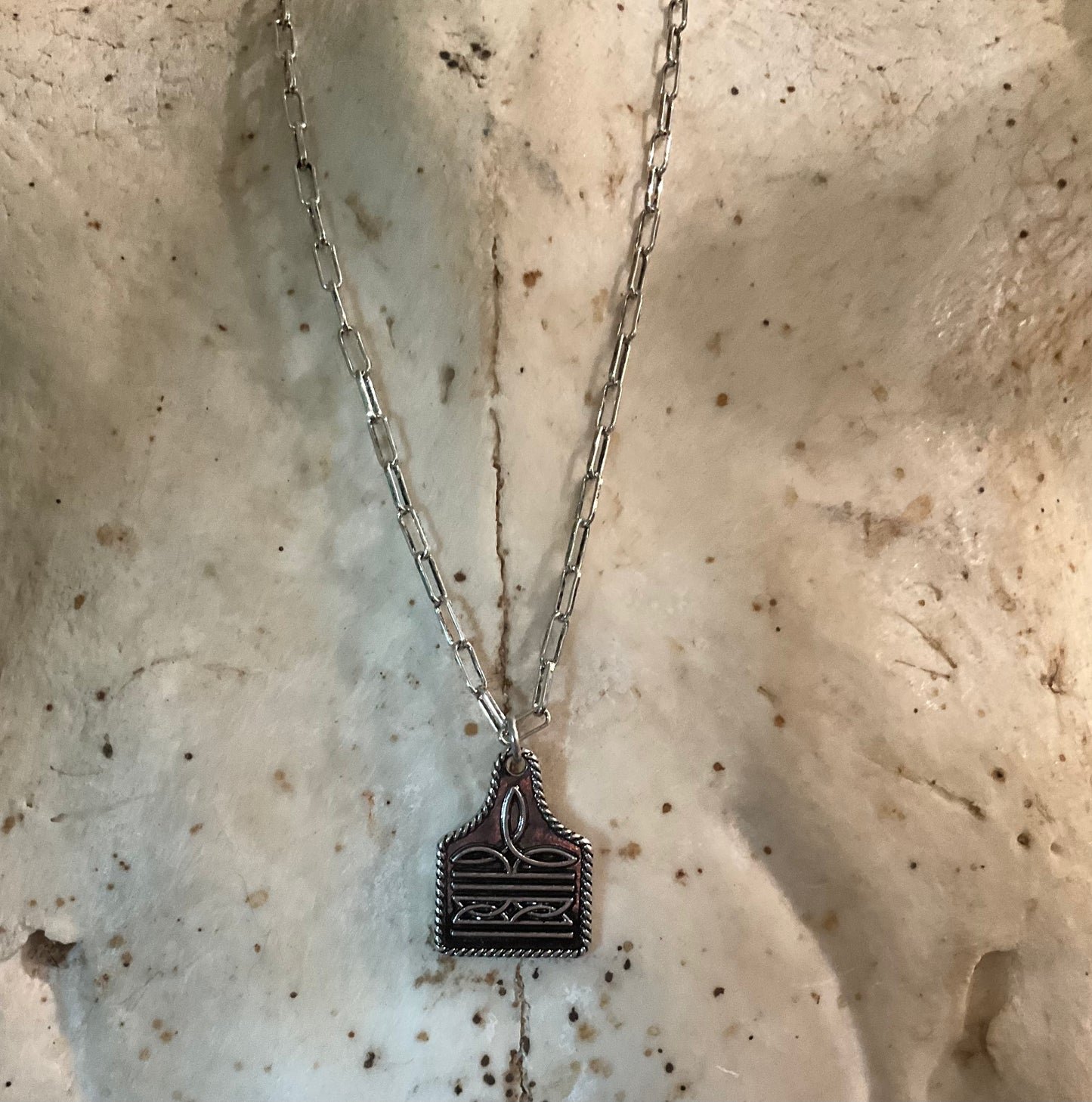 Taylor Boot Stitch Necklace