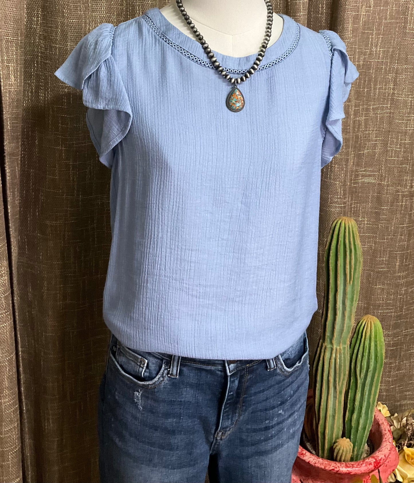 April Tulip Sleeve Top