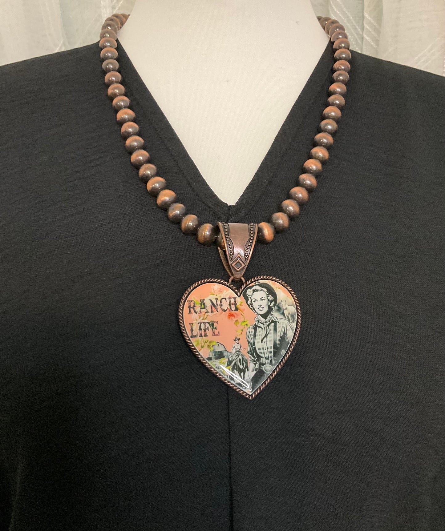 Ranch Life Large Bead Necklace