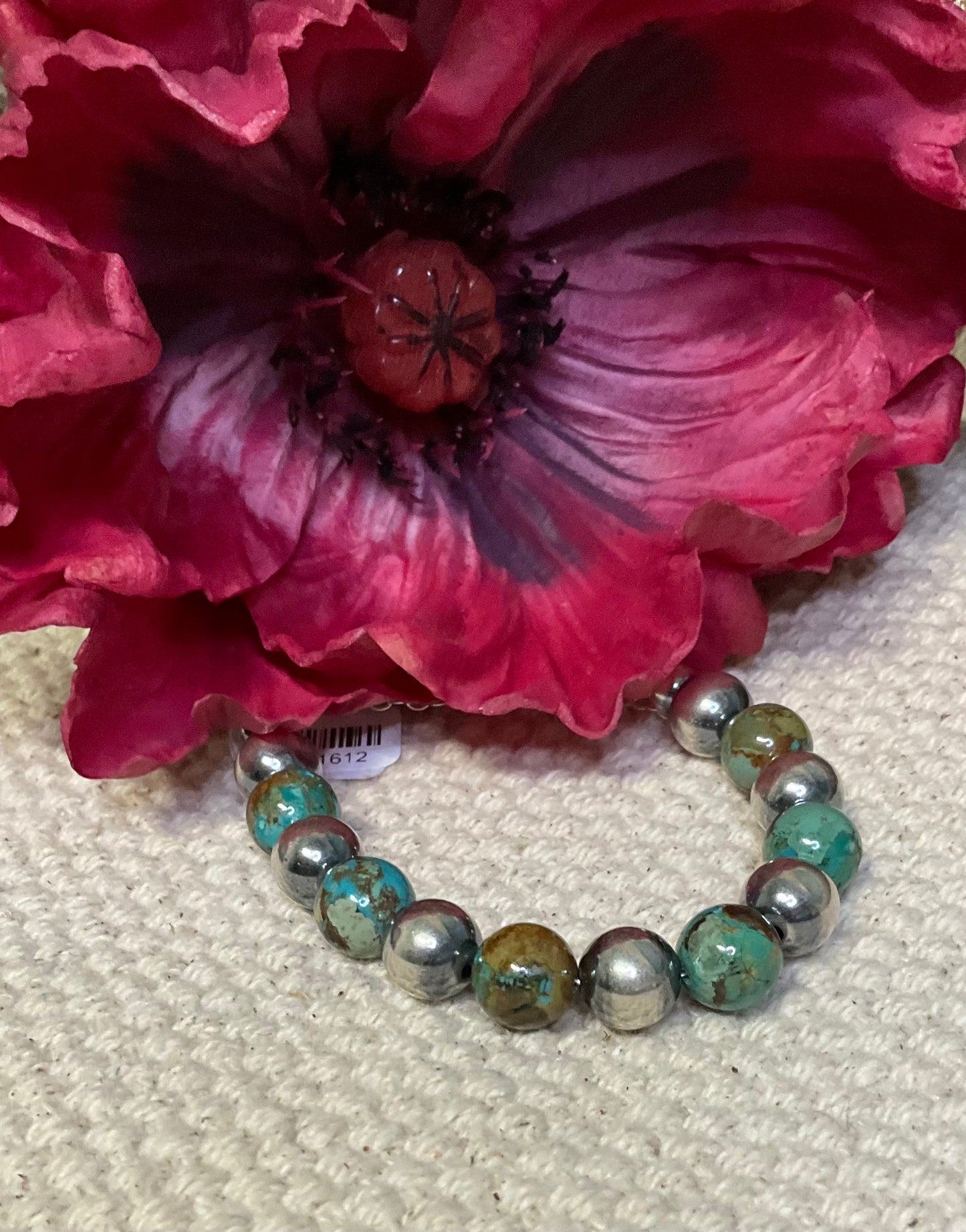 La Rue Sterling & Turquoise Bracelet