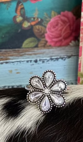Silver Bloom Ring