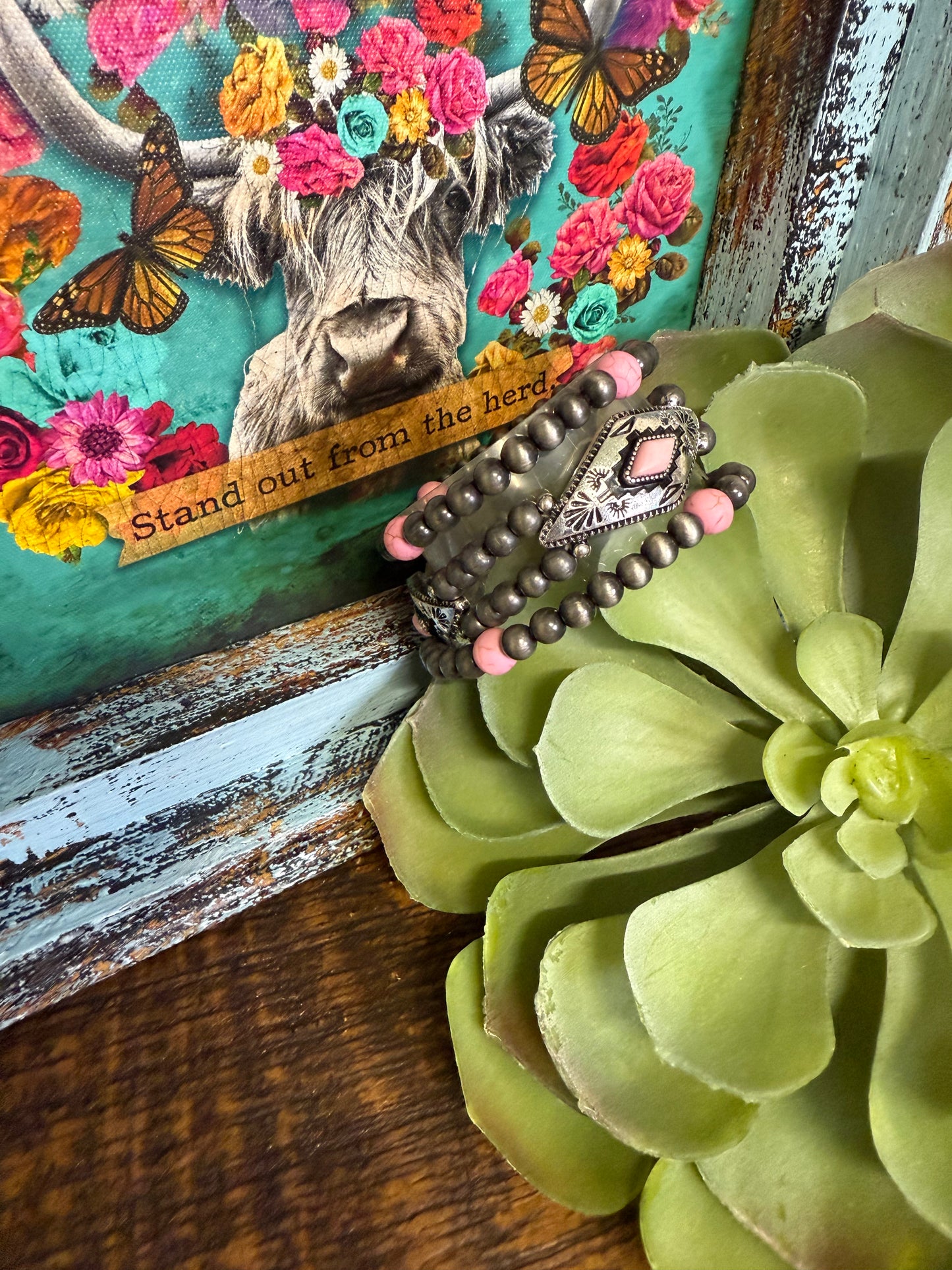 Blush Canyon Bracelet Set