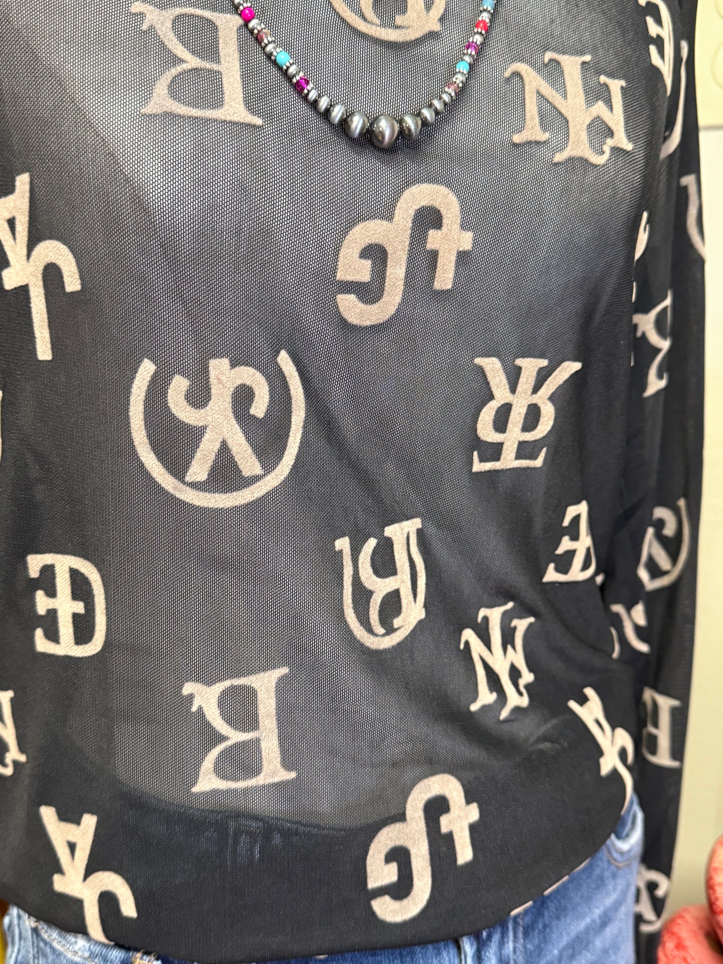 Brandin’ Iron Mesh Top