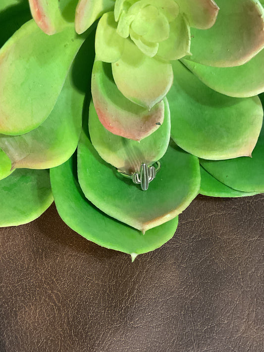 Silver Saguaro Sterling Ring