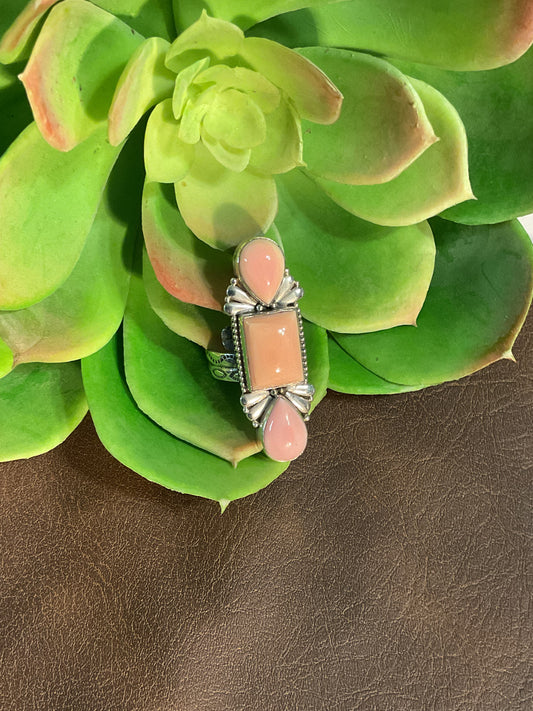 Blush Horizon Sterling Ring