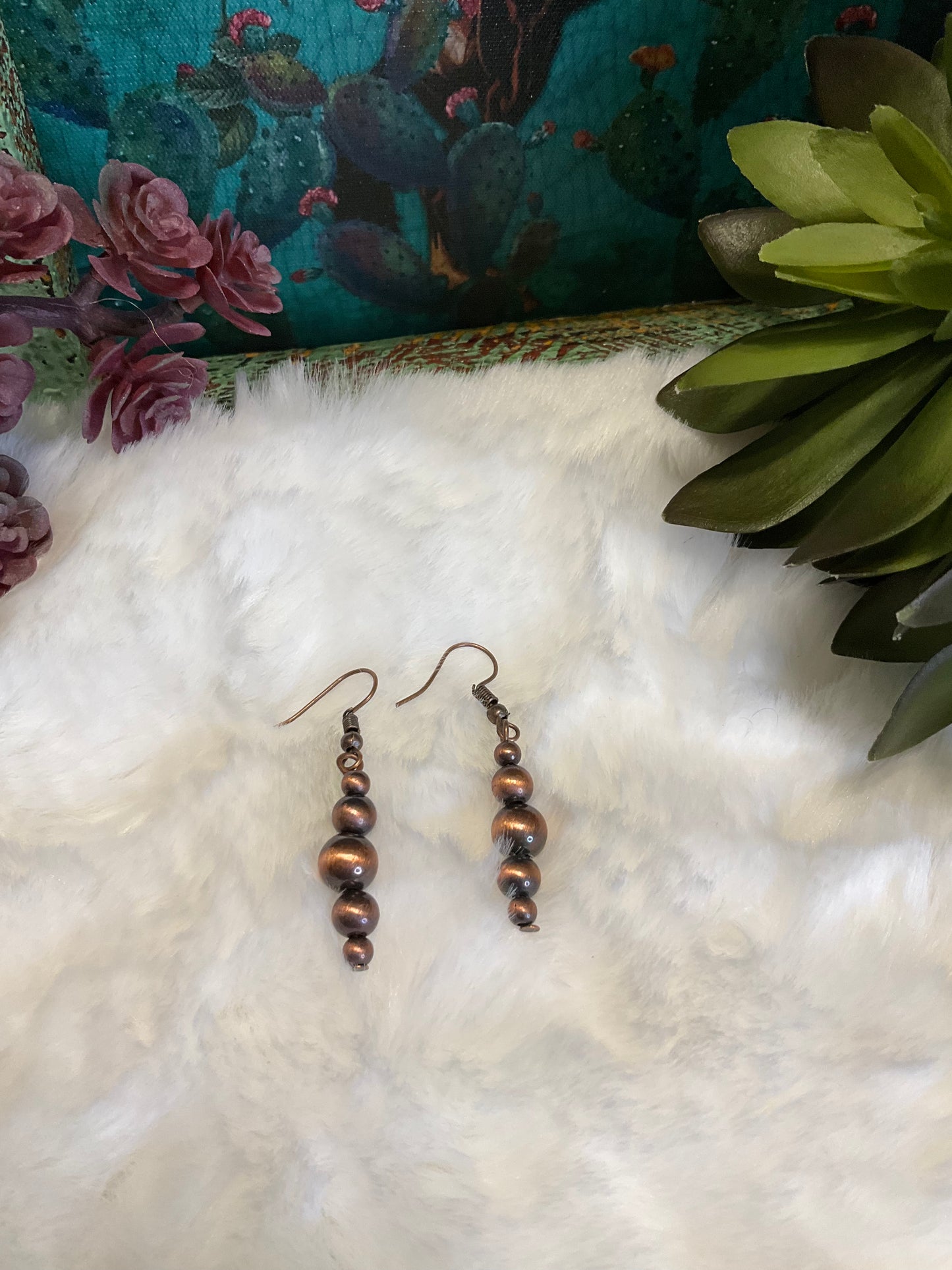 Pueblo Beaded Earrings