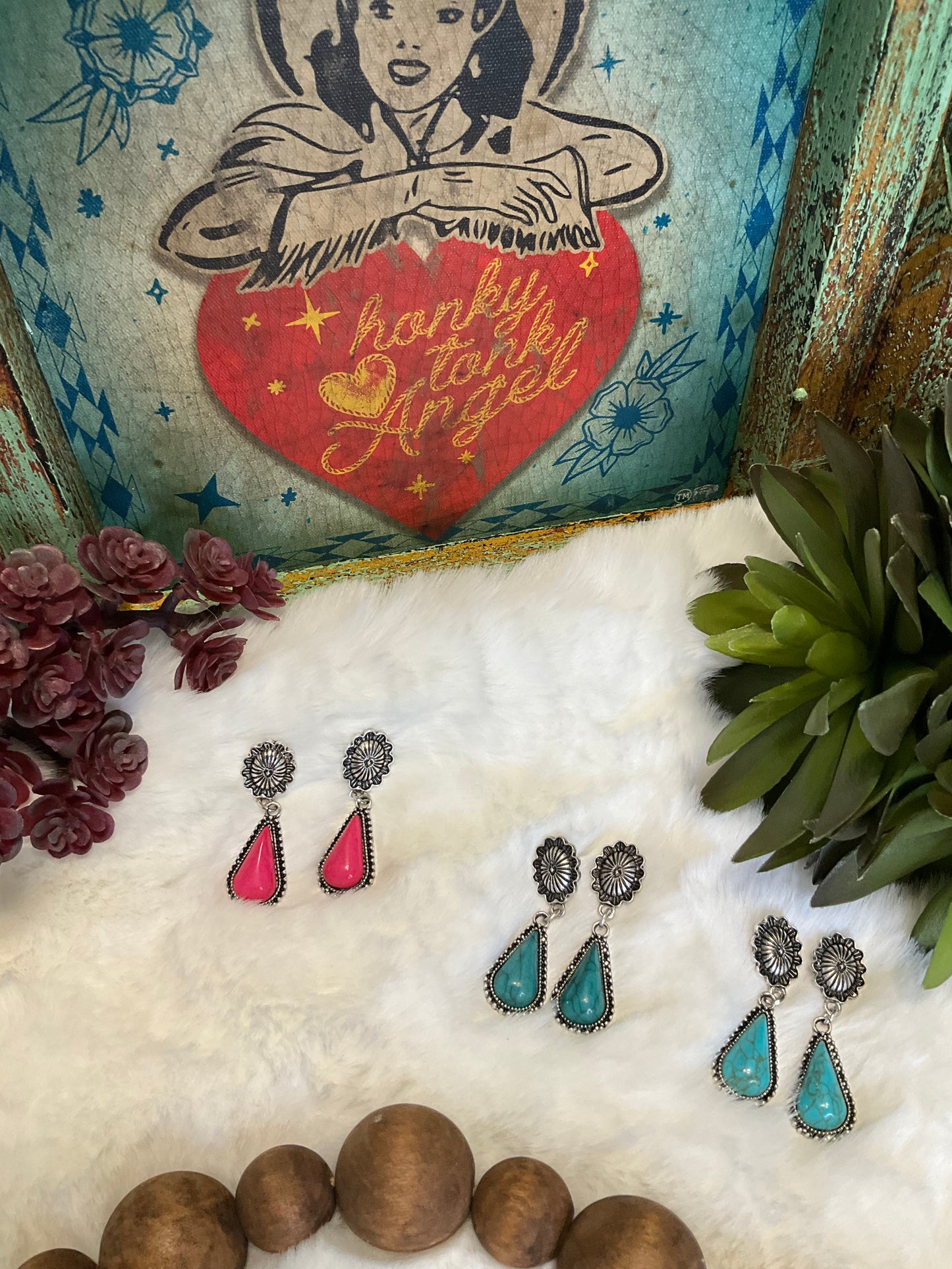 Taos Teardrop Earrings