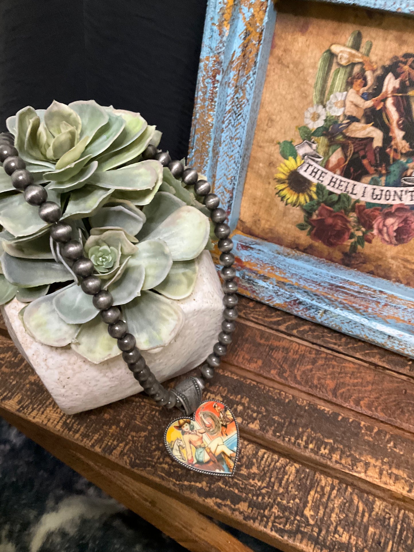 Cowboy's Sweetheart Necklace