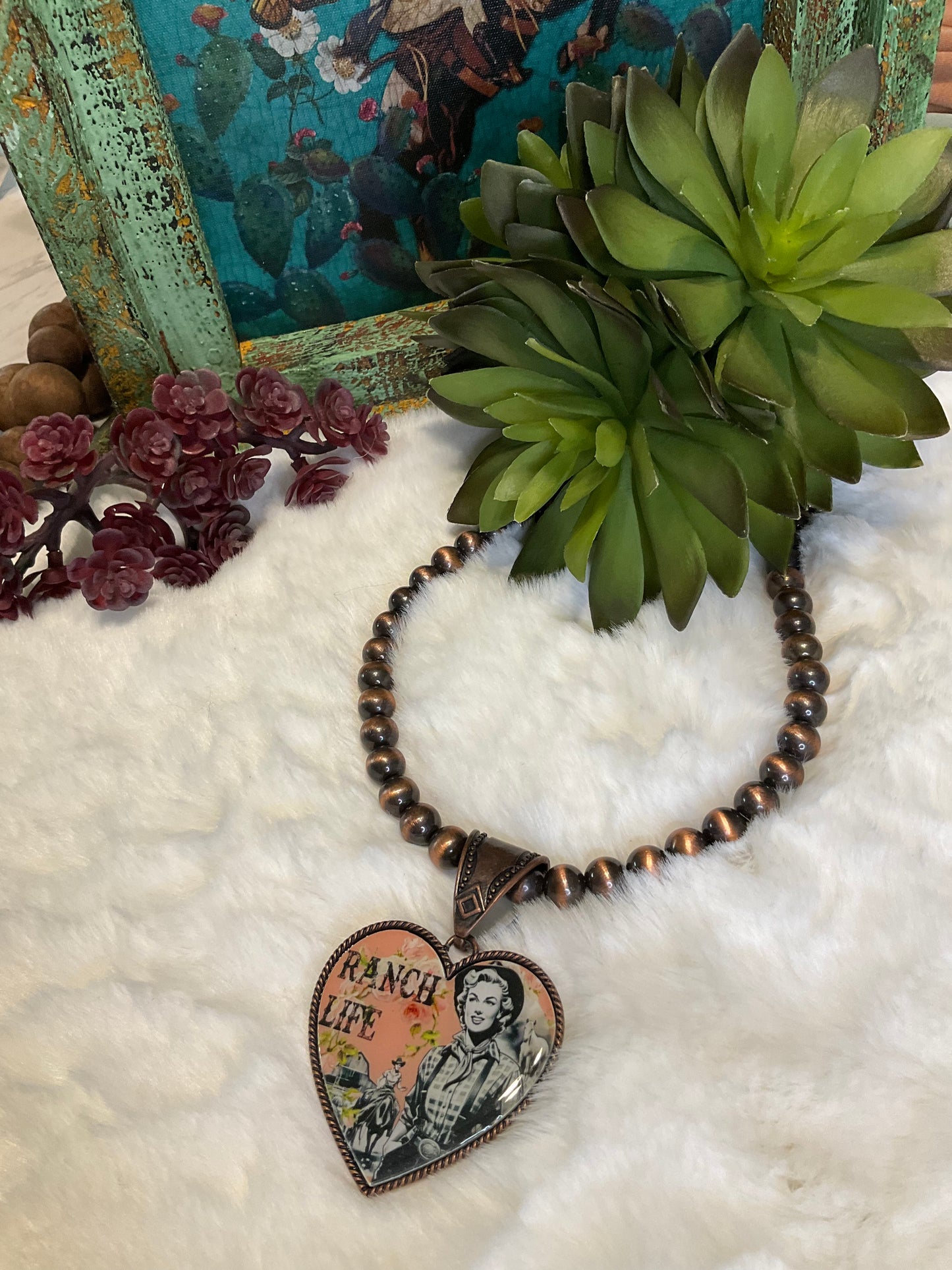Ranch Life Large Bead Necklace