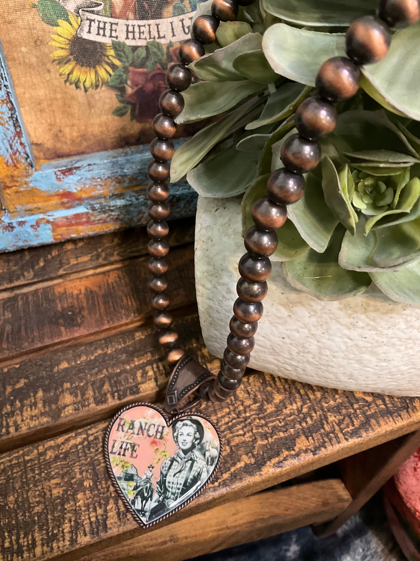 Ranch Life Large Bead Necklace