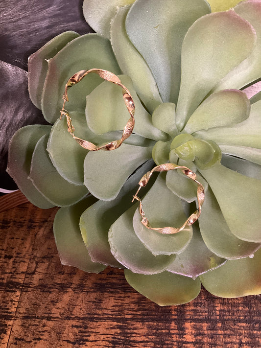 Gold Dust Woman Earrings (Gold Dipped)