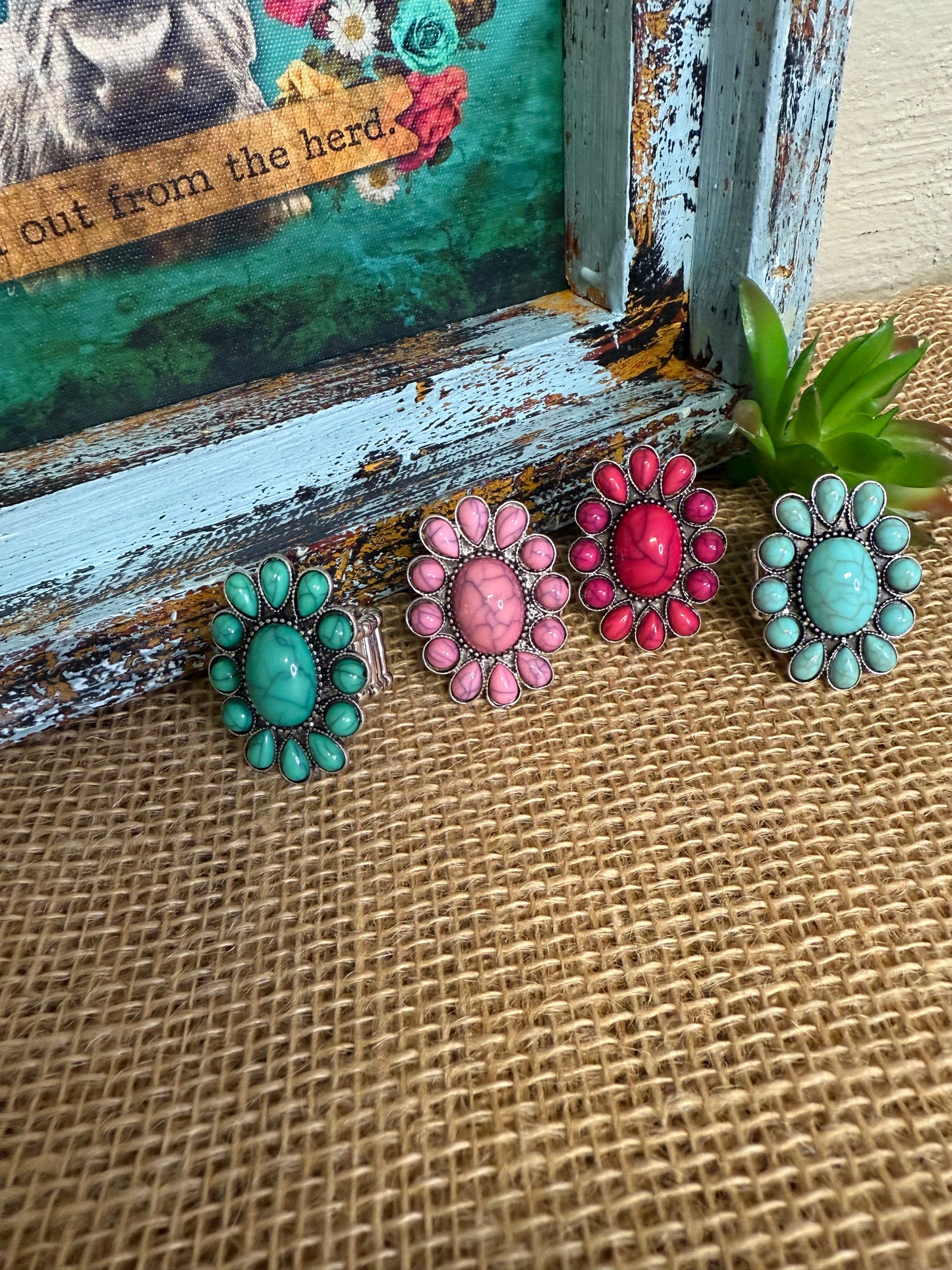 Wildflower Cluster Ring