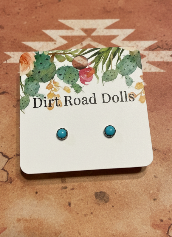 Turquoise Tidbit Studs