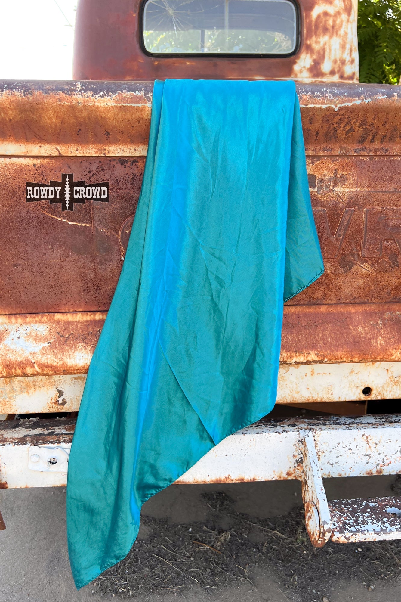 Wynonna Wild Rag in silky polyester, 36x36 solid color scarf for women – versatile western head scarf, neckerchief, or top in 13 color options