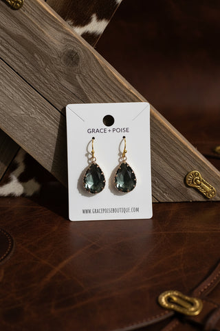 Layken Crystal Drop Earrings