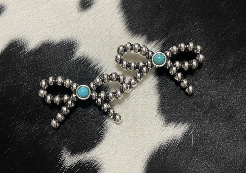 Silver Sweetheart Bows