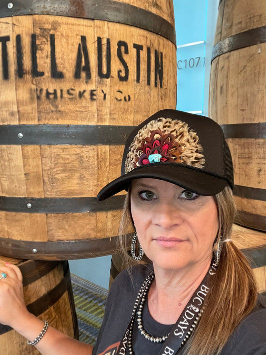Dakota Feathered Trucker Hat