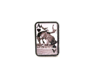 Western Cowboy Ace Card Cuff Ring