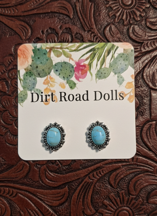 Blue Mesa Oval Studs