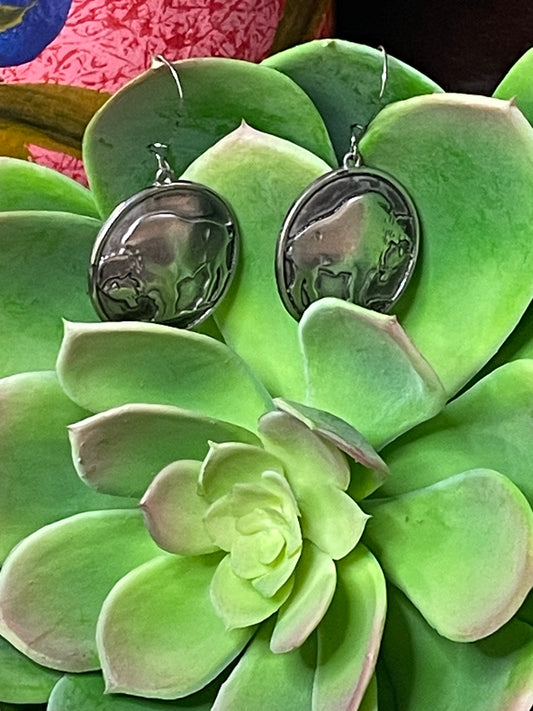 Buffalo Concho Earrings