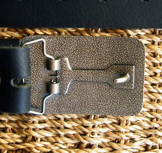 Metal western belt buckle with rodeo rider cactus and floral graphic fits snap belts