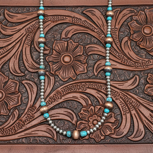 Two Tone Turquoise Strand