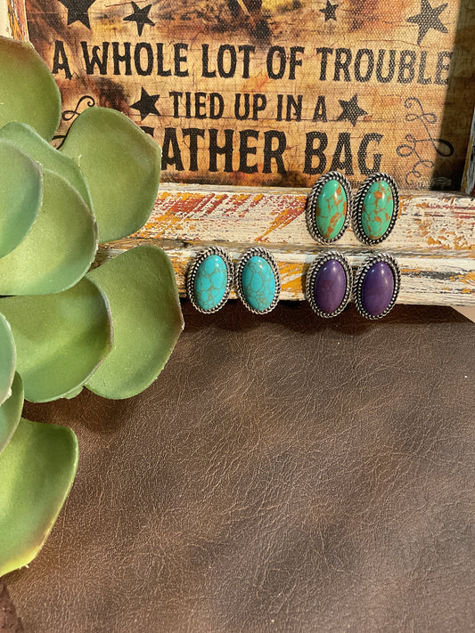 Rio Grande Oval Earrings