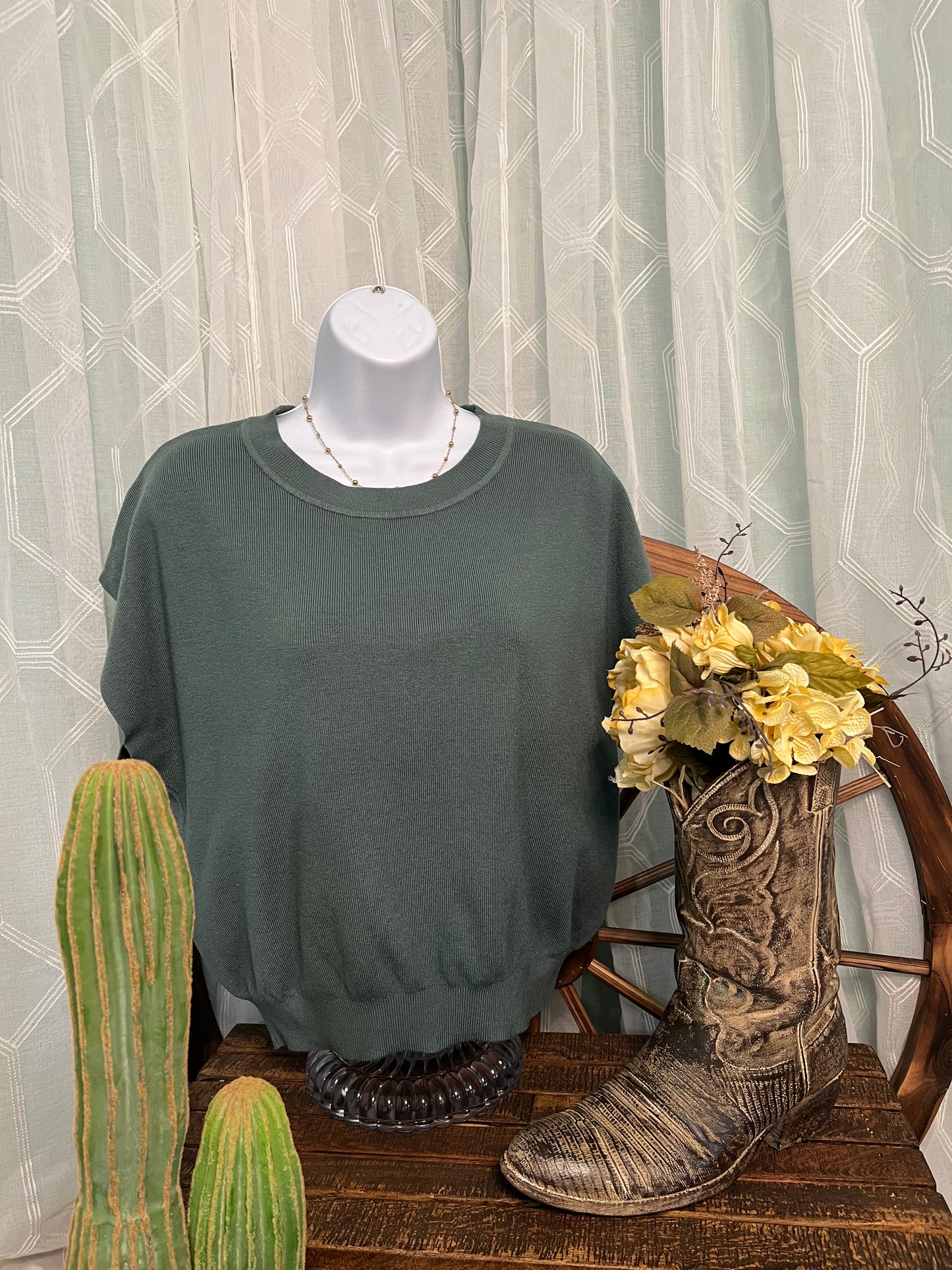 Posey Boxy Sweater Top