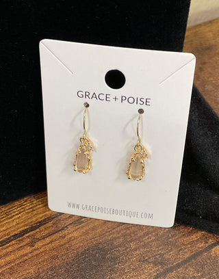 Emily Crystal Drop Earrings