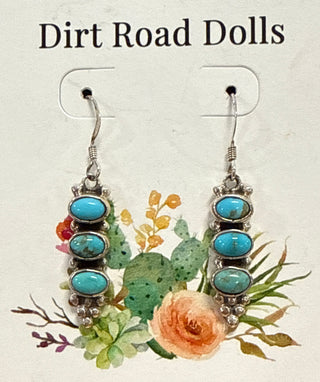 Three Sisters Sterling Earrings