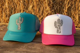 Checkered Cactus Snapback