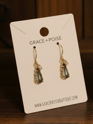Emily Crystal Drop Earrings