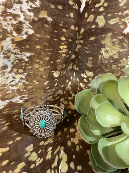 Concho Cuff Bracelet